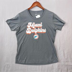 New Era x NFL Miami Dolphins Gray Tee - Women’s Medium